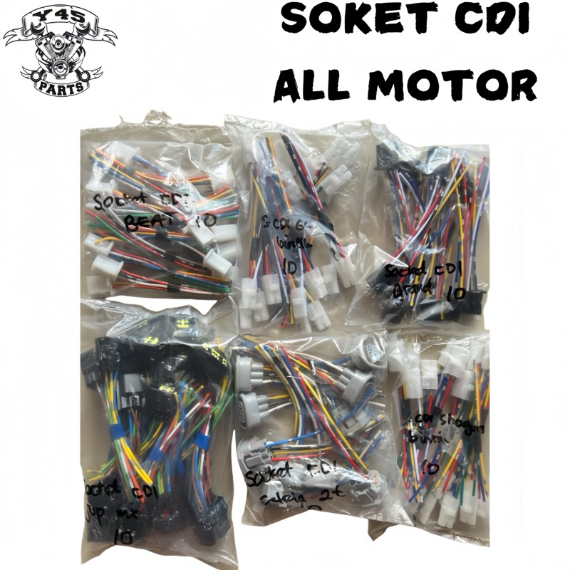 SOKET CDI KABEL BINTIK JUPITER MIO VARIO BEAT GL MP TIGER SHOGUN SATRIA 2TAK GRAND SUPRA SEMUA MOTOR