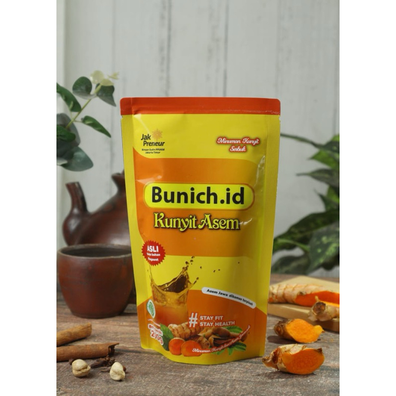 

KUNYIT ASEM INSTAN SERBUK / BUBUK / POWDER - TAMARIND TURMERIC 200 GRAM - BUNICH.ID