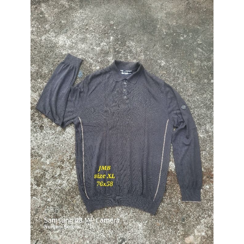 kaos polo shirt knit rajut jmb jean michel basquiat