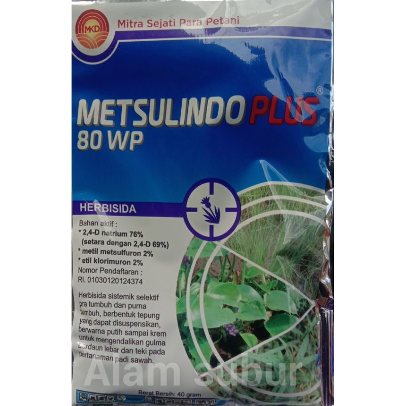 METSULINDO 80 WP/METSULINDO PLUS 80 WP.