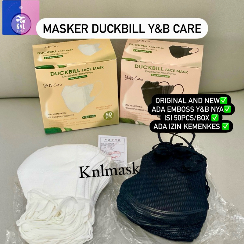MASKER DUCKBILL Y&B CARE
