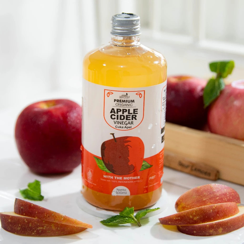 

CUKA APEL SUUR LEMOEN 500ML - CUKA APEL VINEGAR WITH MOTHER - CUKA APEL ORIGINAL ORGANIK HALAL BPOM By LEMOEN JAKARTA TIMUR