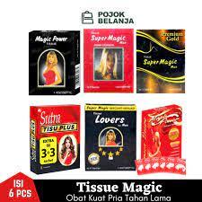 Tisu Magic Per Box Merah/Hitam