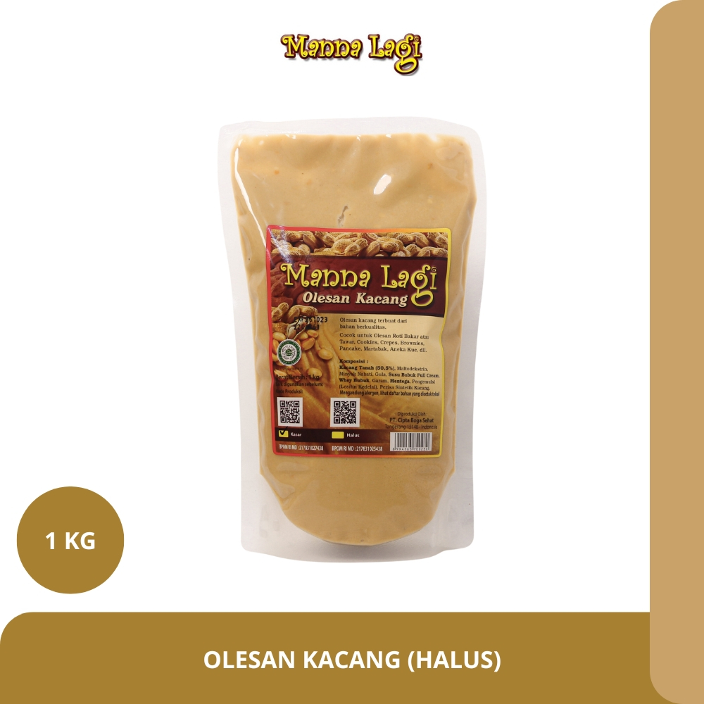 

MANNA LAGI - Olesan Kacang (Halus) - 1 Kg