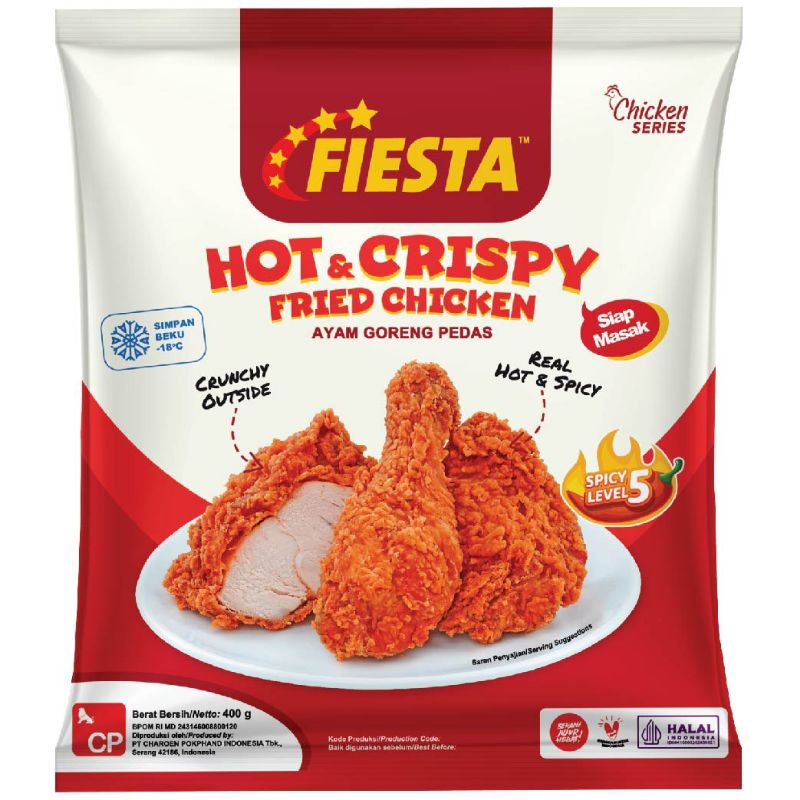 

fiesta fried chicken hot and crispy 400gr