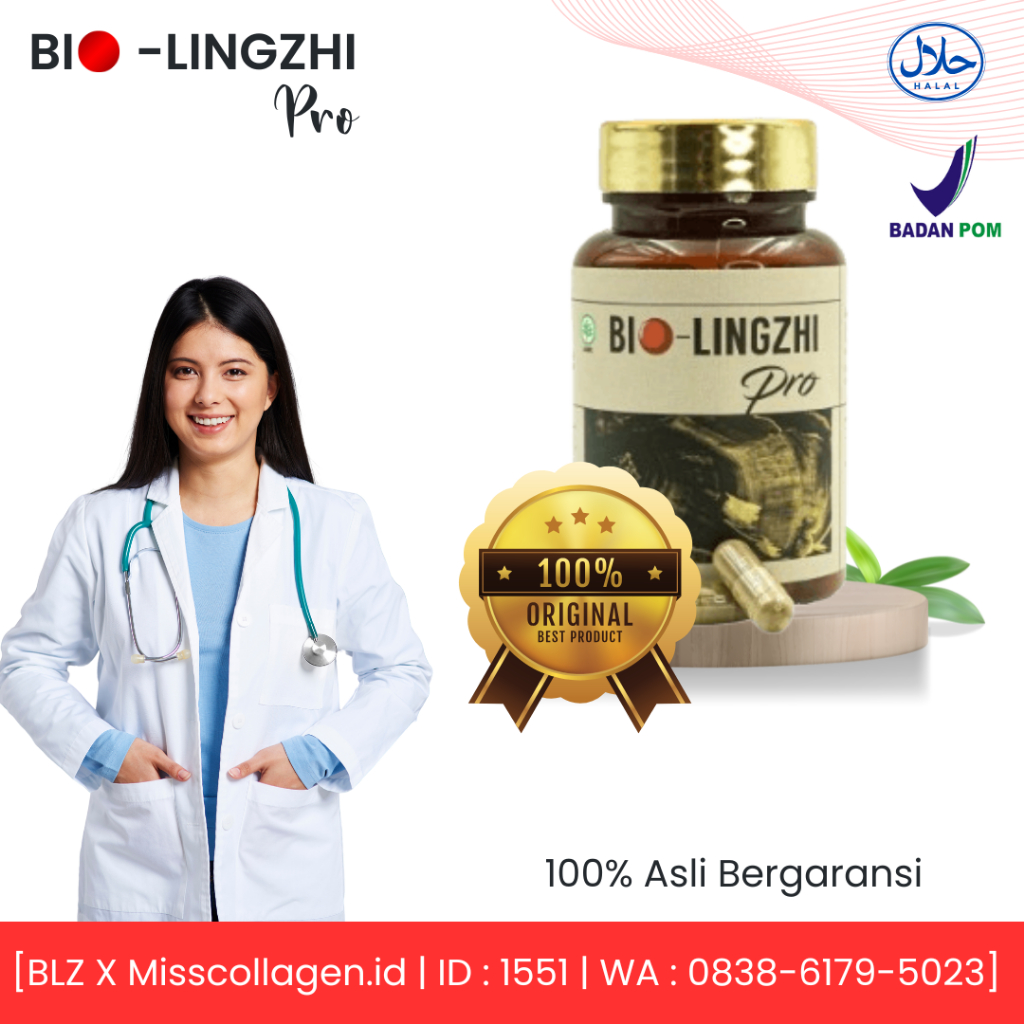 Bio Lingzhi Pro Original  | Bio Lingzhi Asli 100% | Obat Ginjal Terbaik | Bio Lingzhi Pro Asli