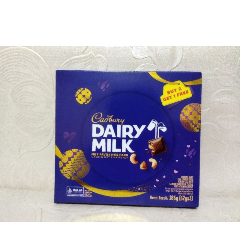 

Cadbury Edisi Valentine Beli 2 Gratis 1 (3x62gram)