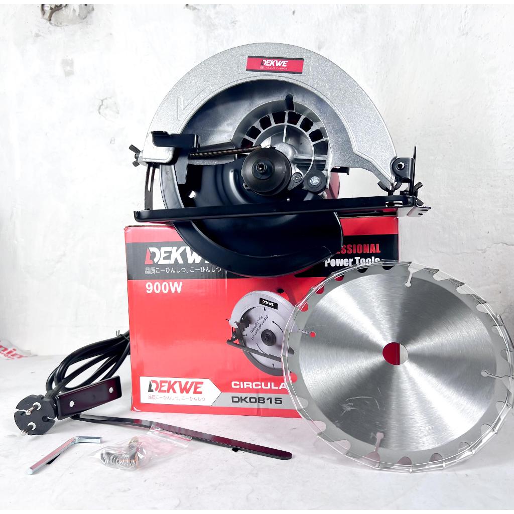 SALE CIRCULAR SAW sirkel DEKWE DK0815 mesin gergaji listrik kayu potong triplek dll model maktec