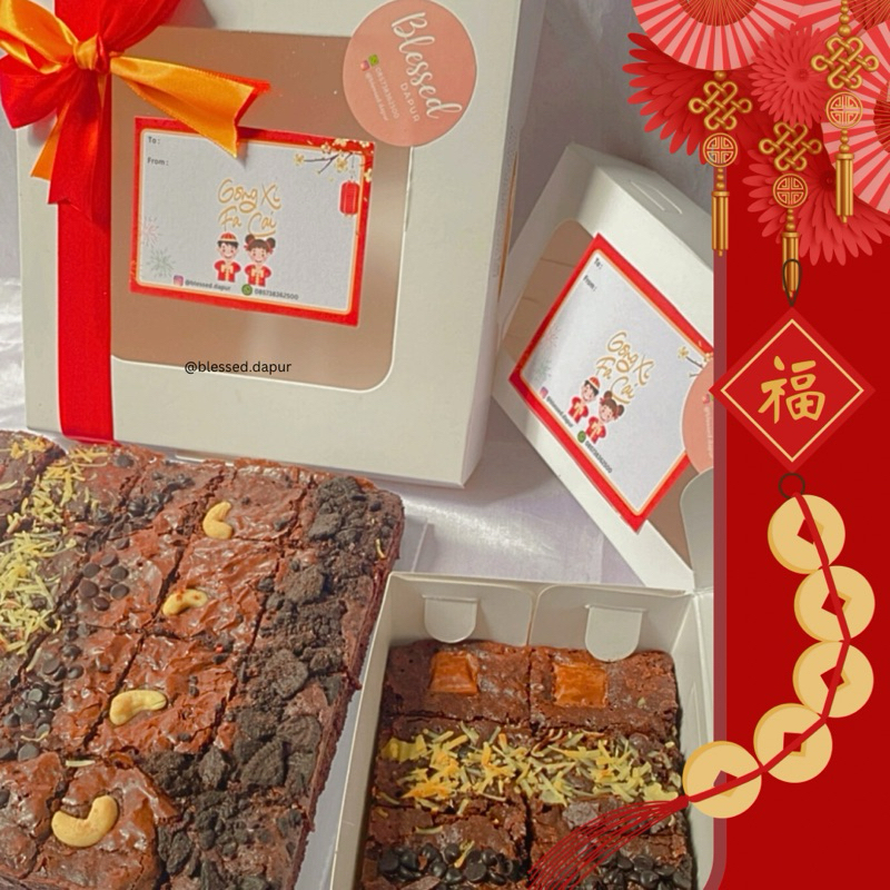 

Premium Fudgy Brownies • Hampers Imlek Bali • Hampers Brownies Bali • Parsel Natal Bali • Parcel Natal Bali • Christmas Hampers Bali • Premium Fudgy Brownies by Blessed Dapur • Fudgy Brownies Bali • Brownies Bali • Kue Bali