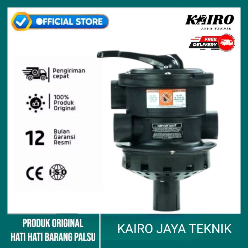 Multi Prot Valve HAYWARD SPO714 MPV 1,5 Kepala Tabung Filter HAYWARD