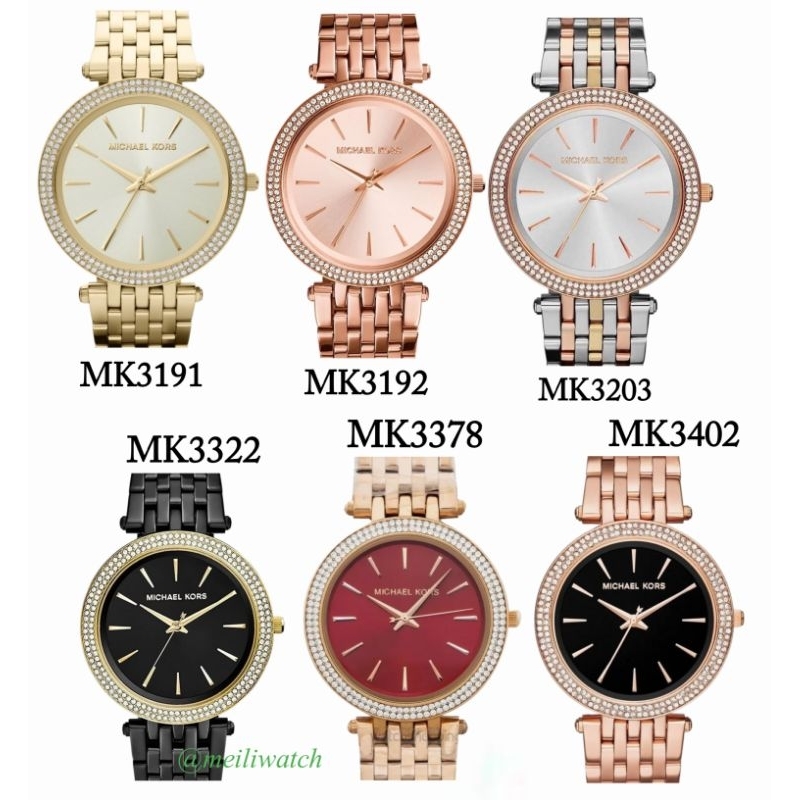 JAM TANGAN MK-3191, MK-3192, MK-3203, MK-3332, MK-3378, MK-3406, MK-3337, MK-3407, MK-3402, MK3191, 