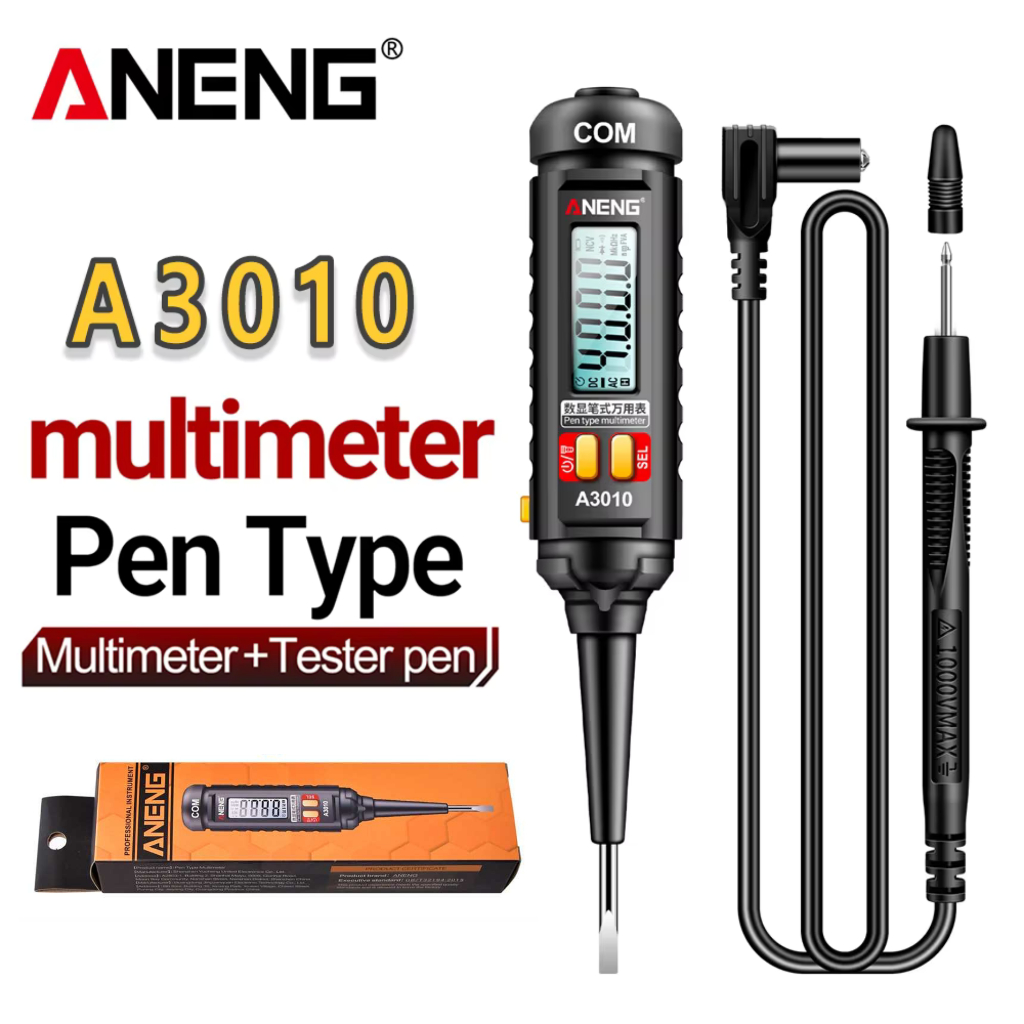 PROMO ANENG A3010 Tespen Listrik Cek Kabel Putus Multitester Digital Otomatis Multifungsi