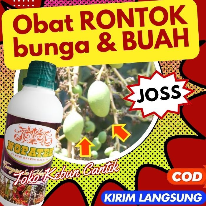 Fungisida NOPATEK 500ML untuk Tanaman Mangga, Durian, Pisang, Tomat, Jambu, Rambutan, Melon, Srikaya