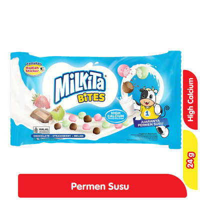 

Milkita Bites Permen Susu 24 g