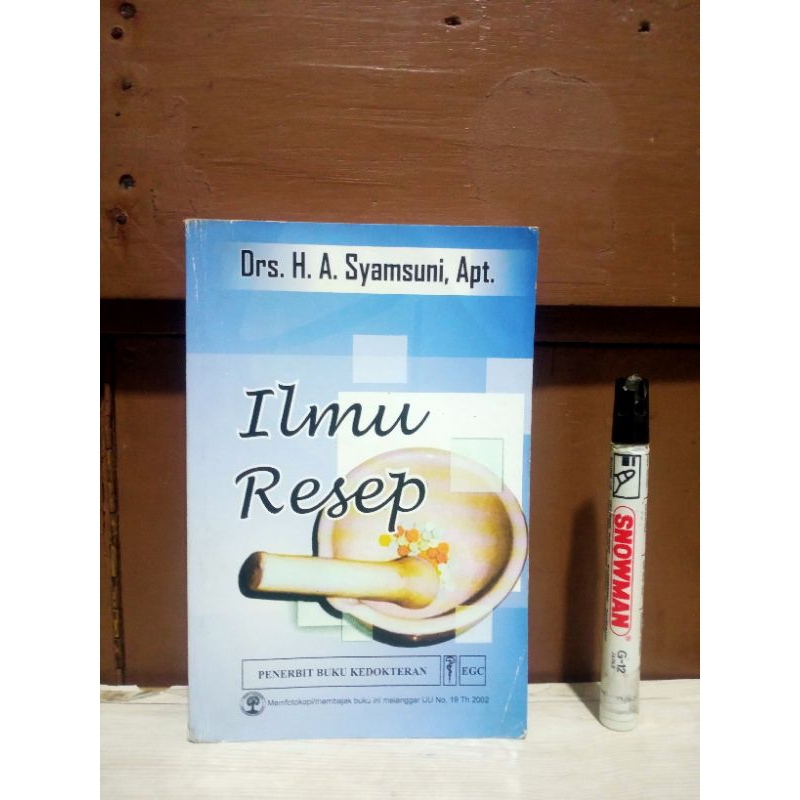 buku ilmu resep