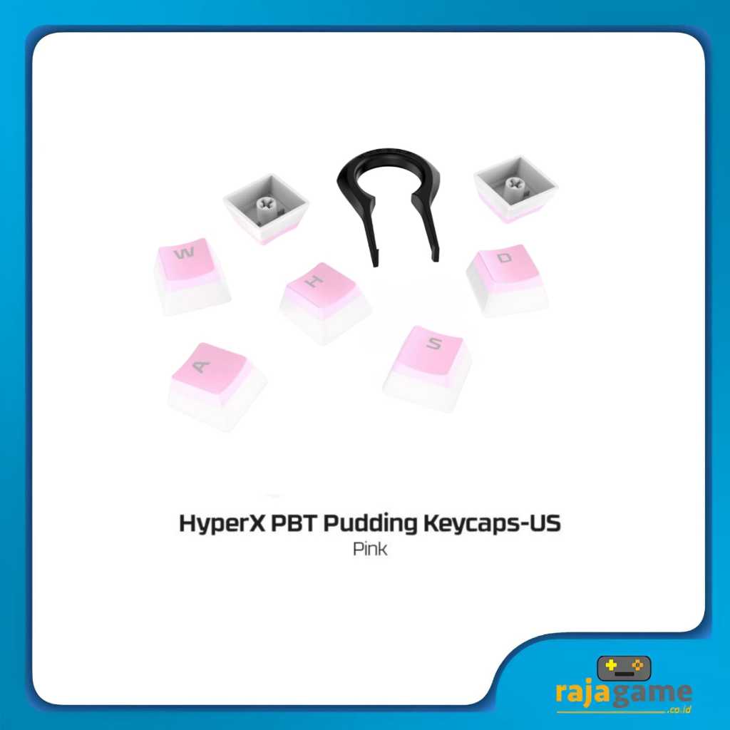 HyperX Keycaps Gaming Pudding PBT Pink