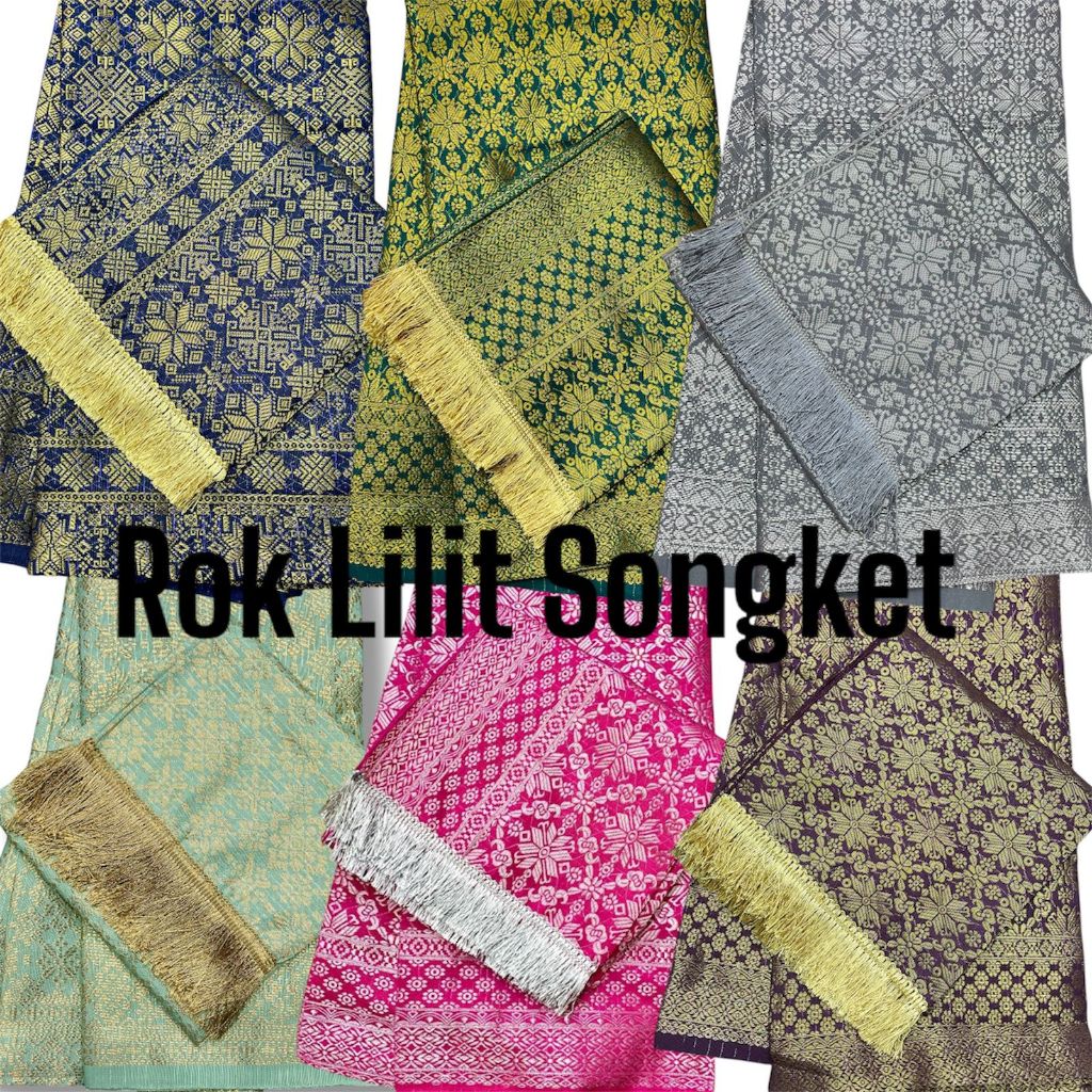 ROK LILIT SONGKET SET SLENDANG KEBAYA ROK KONDANGAN TRADISIONAL