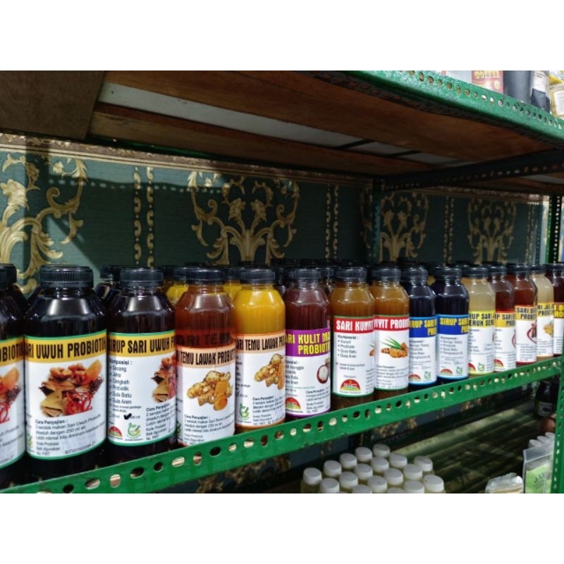 MINUMAN BUAH BIT dan BUNGA TELANG probiotik