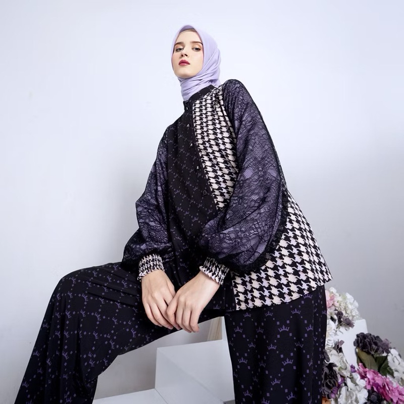 MANDJHA Laura Set By IVAN GUNAWAN - Busana Muslim Setelan Modest ORIGINAL