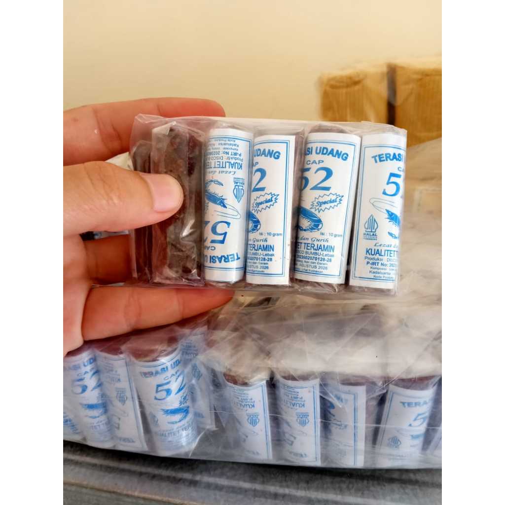 

TERASI UDANG CAP 52 ISI 10