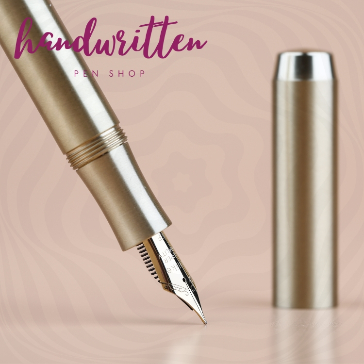 DELIKE Primeval Chaos Fountain Pen Brass + Converter | Pena Journaling Sketching