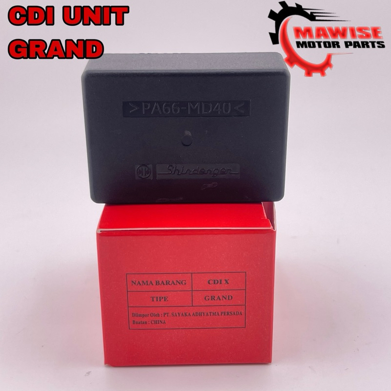 CDI GRAND / SUPRA SHINDENGEN GRADE A - DIGITAL CDI HONDA GRAND SUPRA LAMA LEGENDA SUPRA FIT REVO LAM