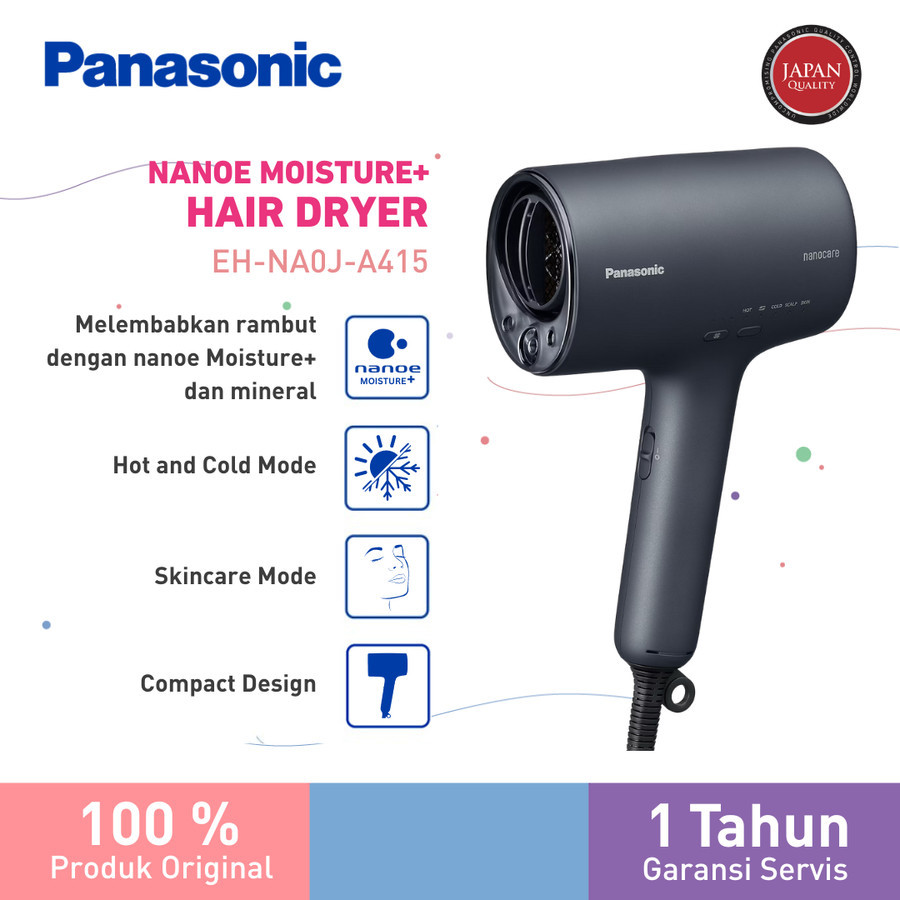 Panasonic EH-NA0J-A415 Pengering Rambut Nanoe MOISTURE+