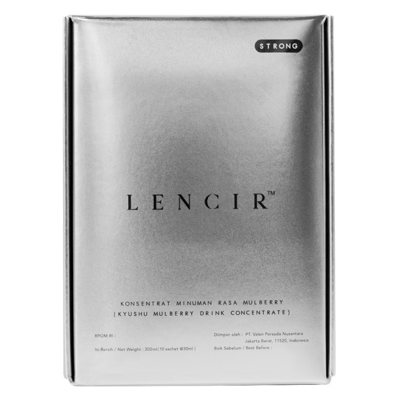 

Lencir Strong - Minuman Rasa Black Ruby Plum 1 box isi 10