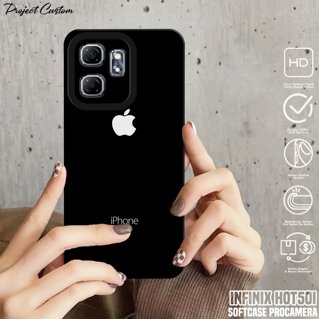 Softcase Hp Infinix Hot 50i - Case Infinix Hot 50i ( BRAND ) Silikon Hp Infinix Hot 50i - Casing Hp 