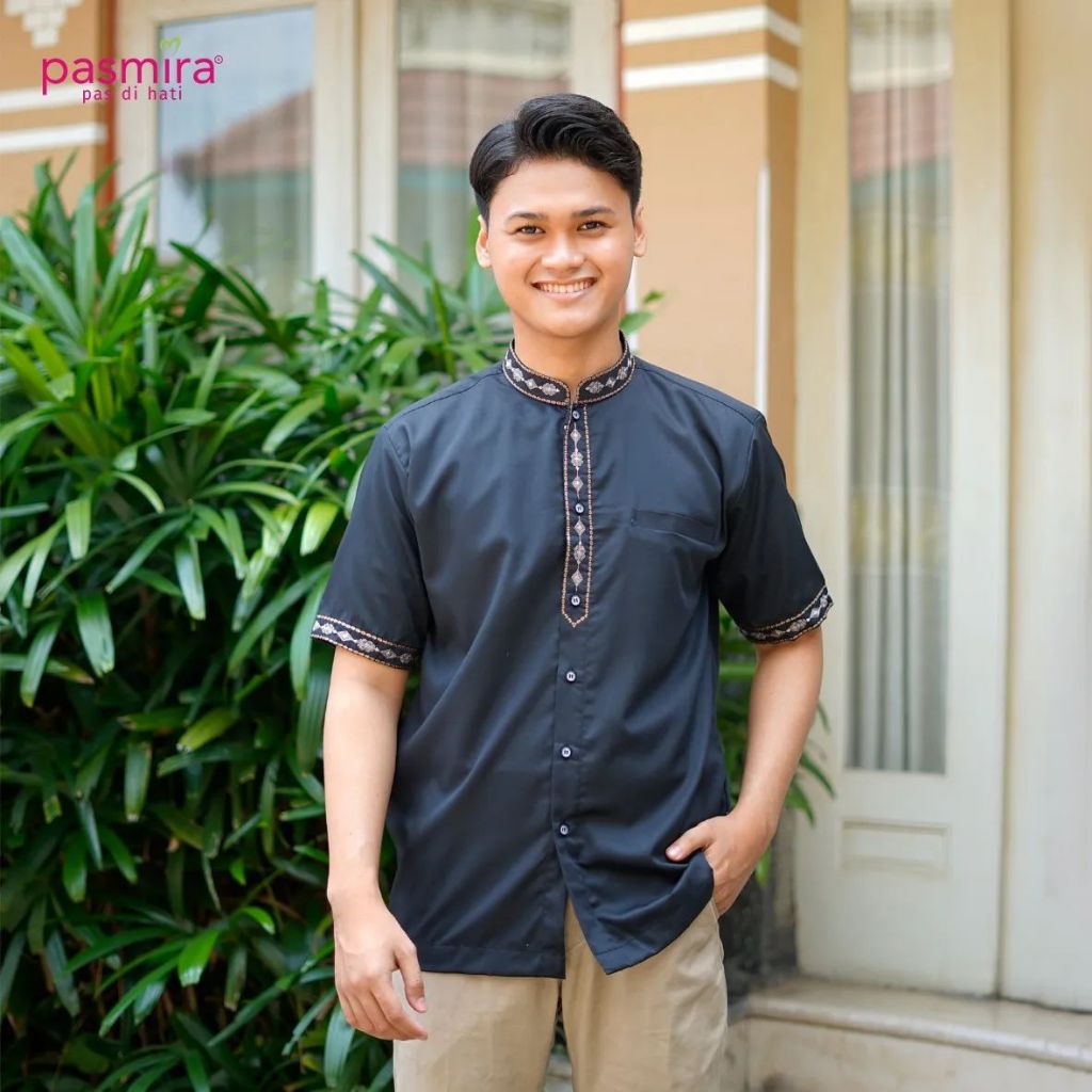 [K Pasmira] SALE 20% KOKO TAKWA ATASAN LENGAN PENDEK PANJANG BAHAN KATUN JEANS MUSLIM PASMIRA Diskon