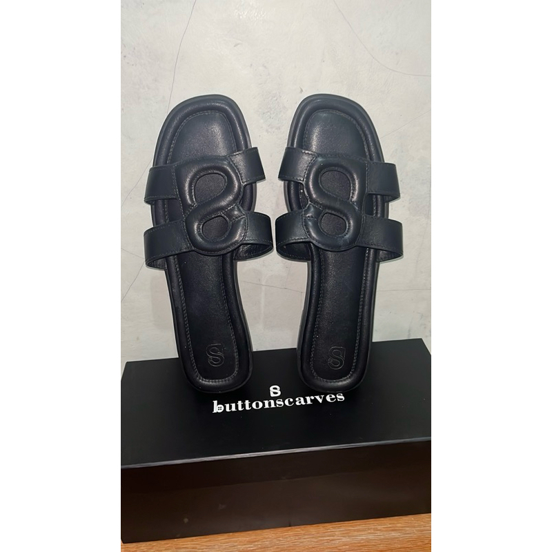 Buttonscarves Kefi Sandal -Black Preloved PL