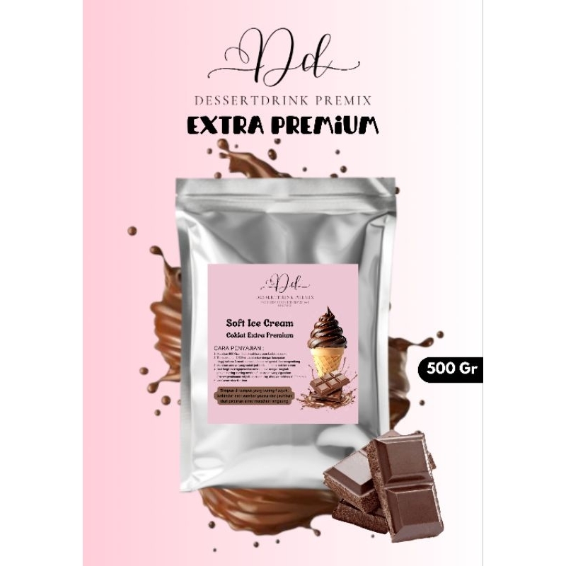 

Bubuk Soft Ice Cream Rasa COKLAT 500Gram Extra Premium Dessertdrink Powder / Ice Cream MURAH / Bubuk Ice Cream 500 Gram Aneka Rasa / Bahan Ice Cream Varian Rasa / Bubuk Ice Cream / Ice Cream Powder / Bubuk Es Cream / Bubuk Es Krim / Tepung Es Krim