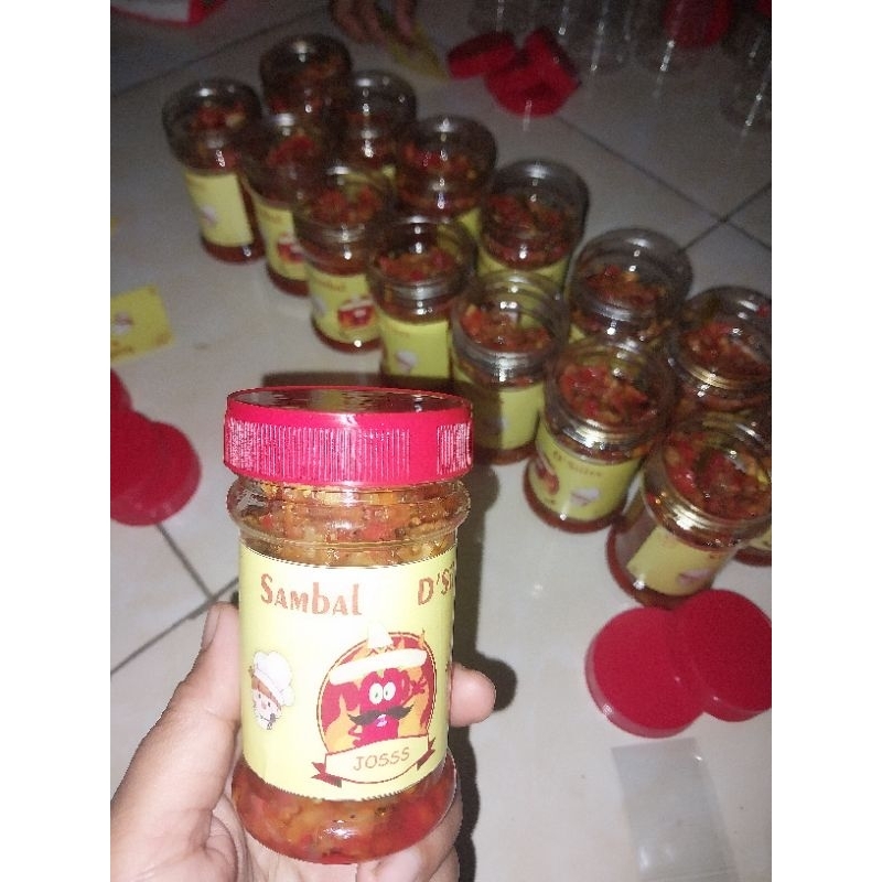 

Sambal botol ayam suwir pedas enak terlaris