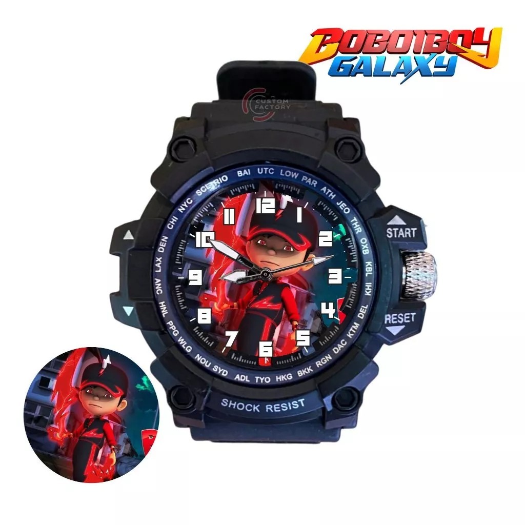 AKSESORIS ANAK SD Jam Tangan Anak Laki Laki Boboboy Anti Air