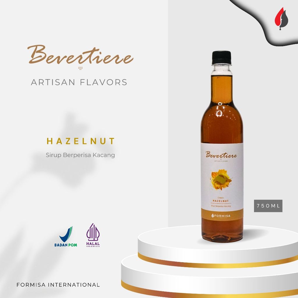 

FORMISA - Bevertiere Syrup Hazelnut 800ml - Sirup Minuman Rasa Hazelnut 800ml / HORECA