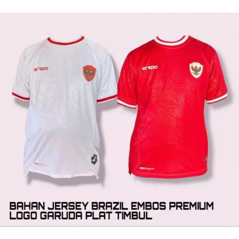 JERSEY BAJU BOLA OLAHRAGA FUTSAL TIMNAS PREMIUM MERAH PUTIH HITAM CELANA BOLA FUTSAL OLAHRAG