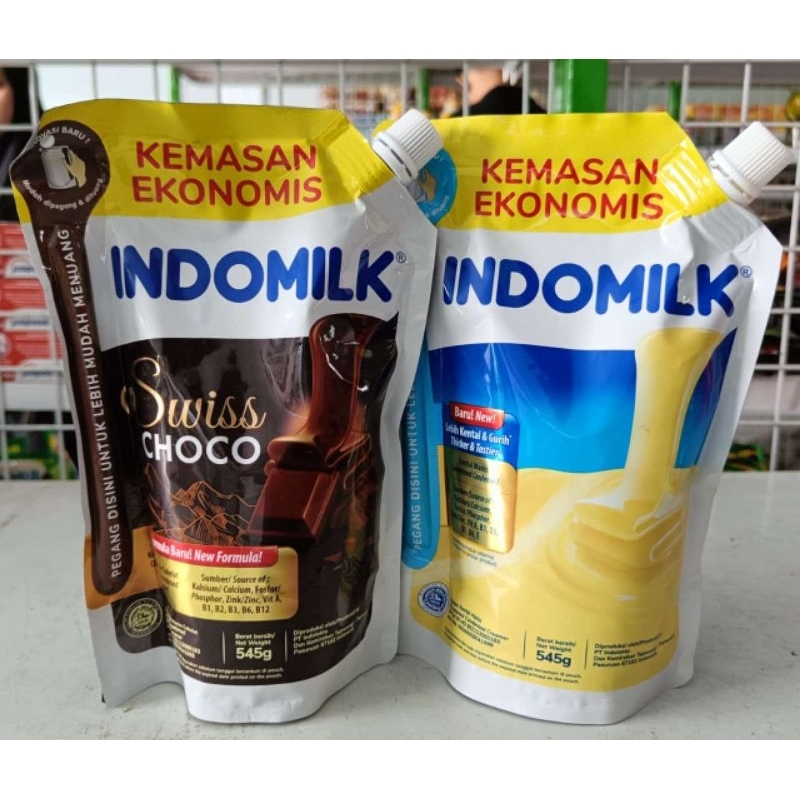 

Susu SKM Indomilk Kemasan Pouch ukuran 545gr