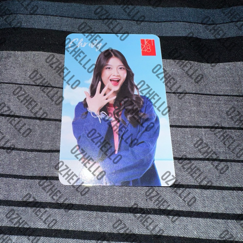 Photocard Christy JKT48 Pose B J Trust Bank Official