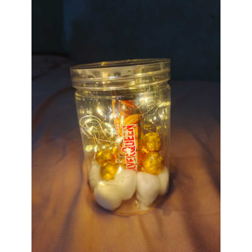 

KADO HADIAH CEWEK COKLAT SILVERQUEEN MINI BUKET IN JAR | ULANG TAHUN | HAPPY BIRTHDAY