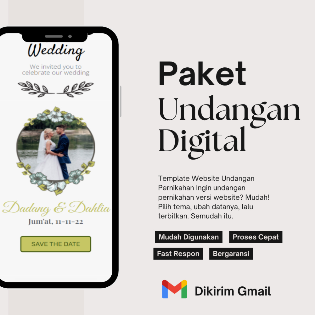 Template Undangan Digital - Paket Usaha Bikin Undangan Digital