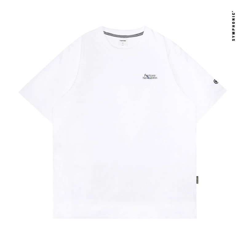 T-SHIRT SYMPHONIC ORIGINAL | T-SHIRT PRIA MOTIF DEPAN BELAKANG | KAOS PUTIH