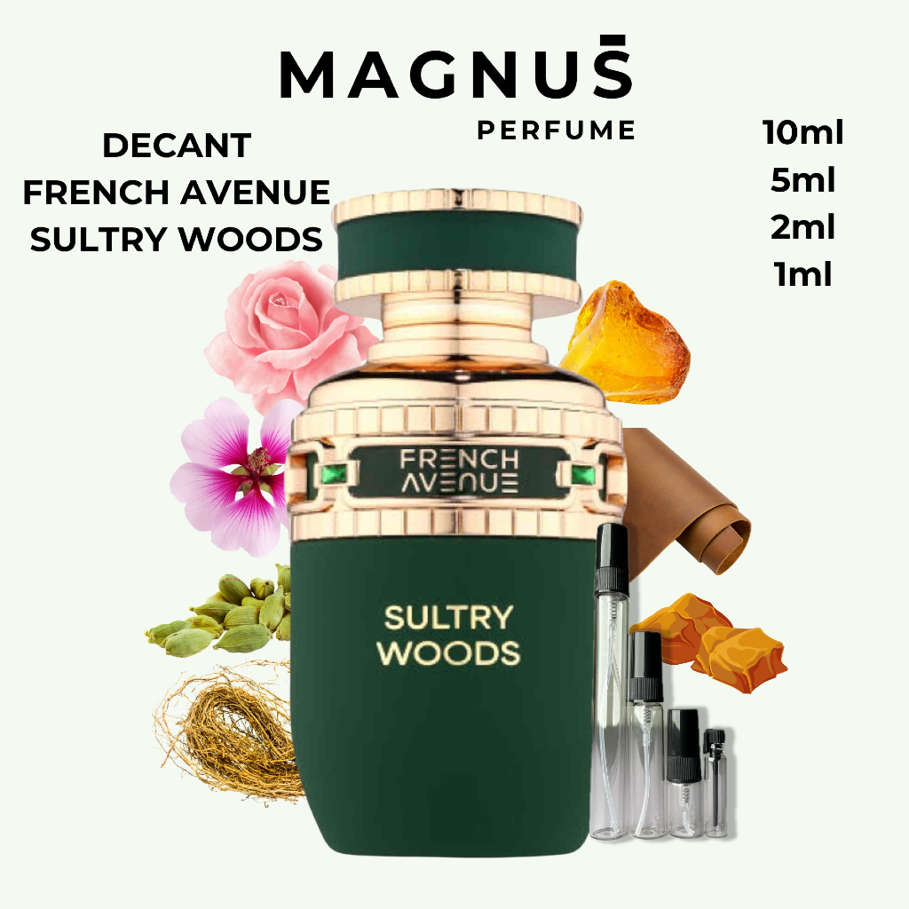 DECANT FRENCH AVENUE - SULTRY WOODS EDP PARFUM TRAVEL SIZE, SHARE IN BOTTLE