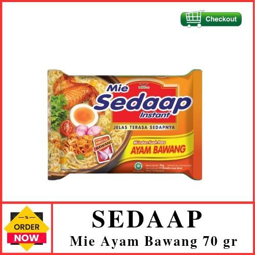 

Mie Sedaap Instan Ayam Bawang 70 gr Murah