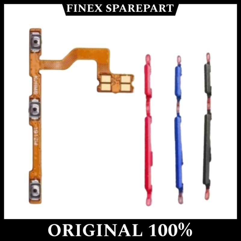 PERNIK TOMBOL LUAR POWER ON OFF VOLUME + FLEXIBLE FLEKSIBEL POWER ON OFF VOLUME XIAOMI REDMI 8 / 8A 