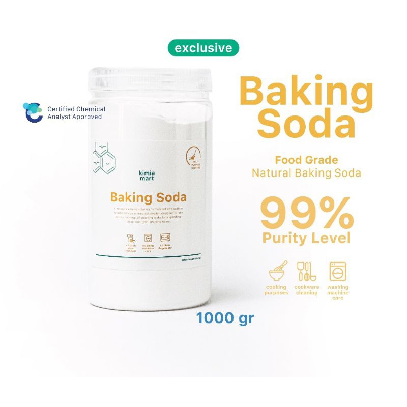 

Baking Soda / Sodium Bicarbonate pembersih serbaguna - Baking soda 1000gr