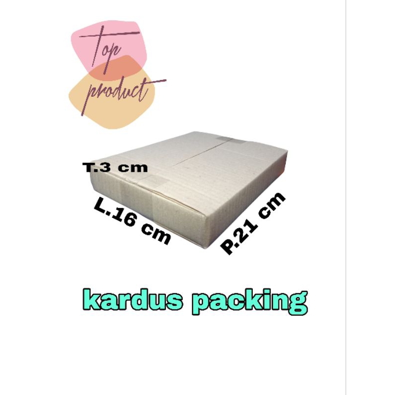 

kardus packing UK 21x16x3 kardus besar kardus kecil