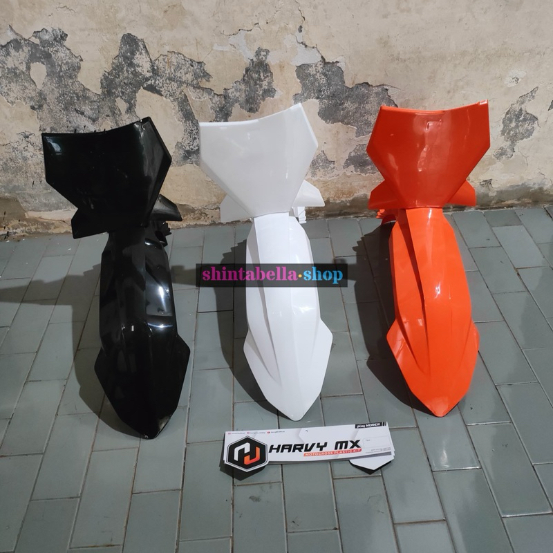 Spakbor depan ktm 450 dan Papan Nomor ktm 450 2023