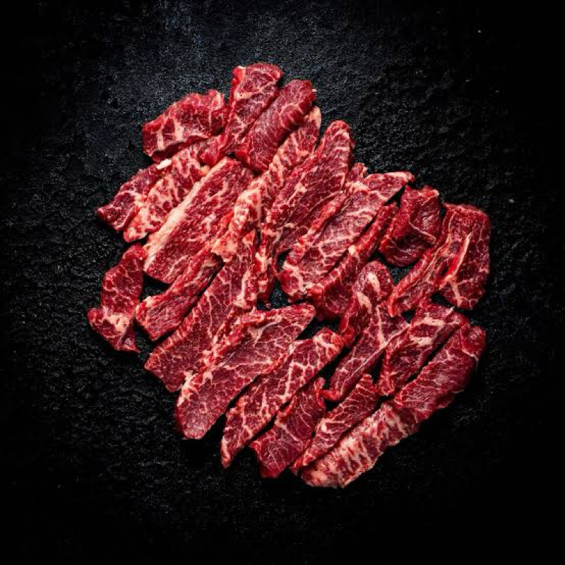 

[PRIME WAGYU] Daging Sapi Beef Strip Stir Fry MB9+ Australia 200g