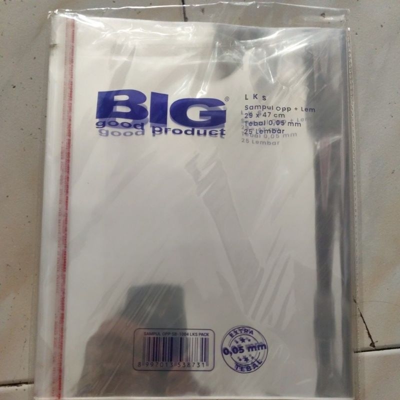 

Sampul plastik LKS merk BIG 1 pak isi 25 lembar