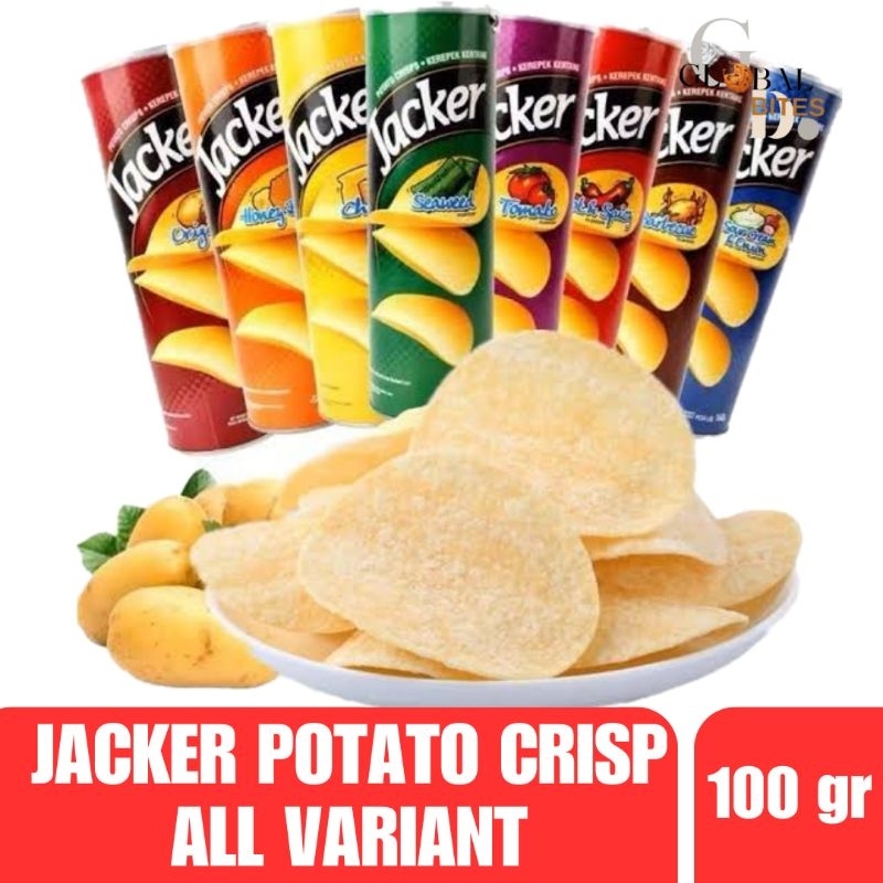 

Jacker Potato Crisps 150-160g Keripik Kentang Jacker Malaysia